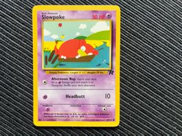 Pokemon Slowpoke Non Holo Team Rocket near Mint