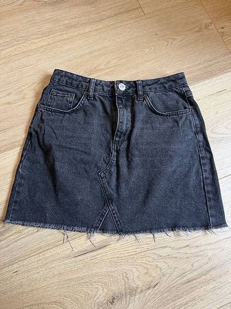 Jeans Rock schwarz Grösse S