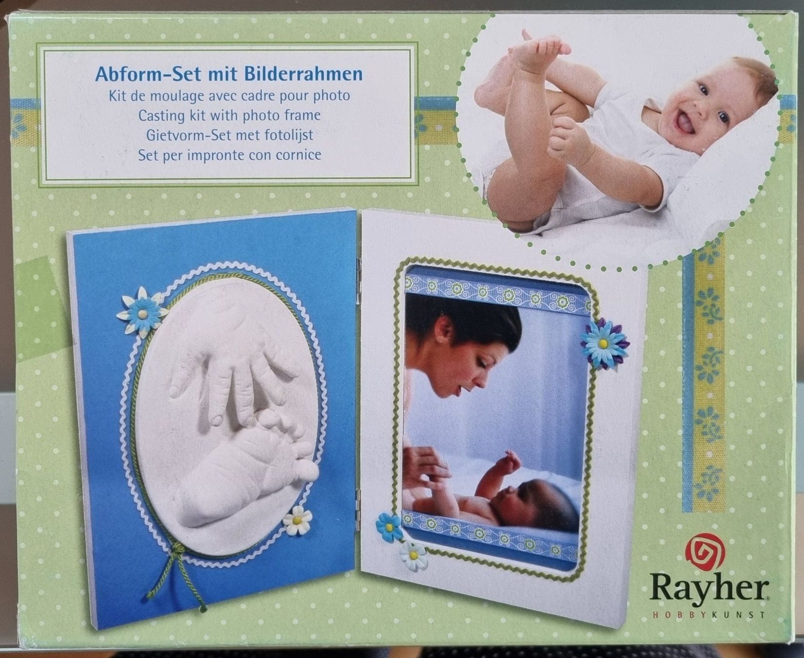 Rayher Kit bricolage: Gips Abform-Set mit Bilderrahmen (Rayher) – Nuovo e nell'imballaggio originale da Herisau venduto da Kereanna