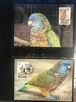 Saint Lucia 1987 Satz WWF Blaustirnamazone Maximumkarten