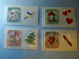 2020 Sondermarken Weihnachten ET Vollstempel 1800-1803 LU