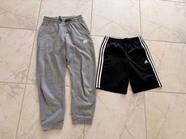 2-er Set Nike Jogginghose & Adidas Shorts Gr. 152