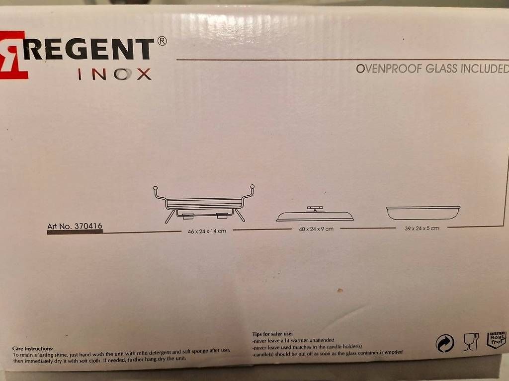 Appareils de cuisine: Regent INOX Rectangular Warmer  – D'occasion à Hägendorf par Moni-F 1
