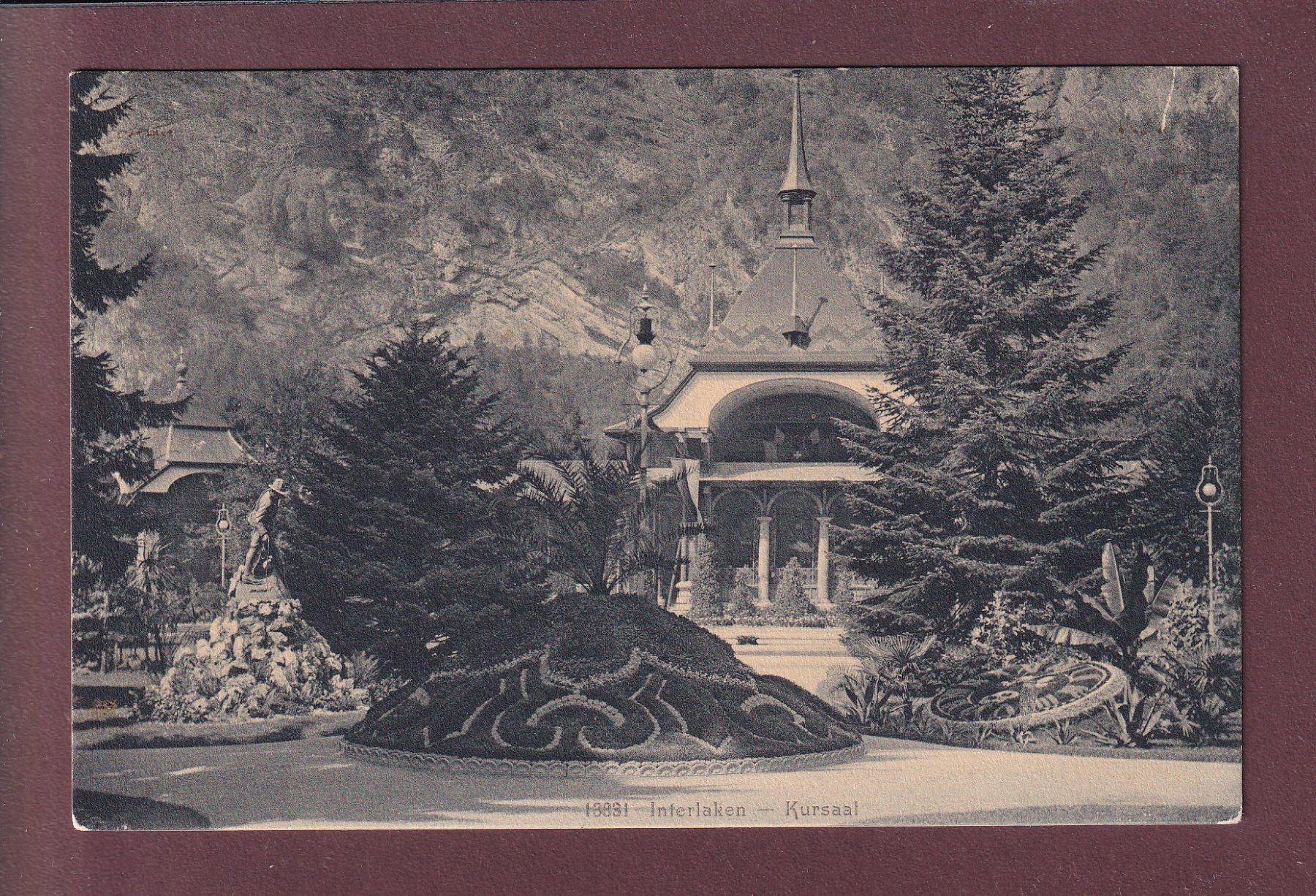 Ansichtskarten: INTERLAKEN - Kursaal – Gebraucht aus Pully von nicecards