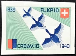 Soldatenmarke 2.WK, Flieger Kp 10, geschn, Wi Fl 66-2