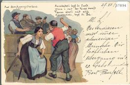 Gruss aus dem Appenzellerlande - Künstler: V. Tobler