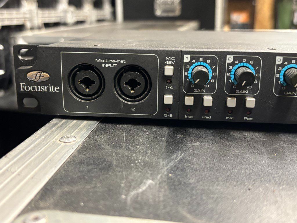 Attrezzatura per studi di registrazione: Focusrite prof. FireWire-Audio Interface (Lot 47) 2504 Biel – Usato da Bäriswil venduto da WWYN-AUKTIONEN 1