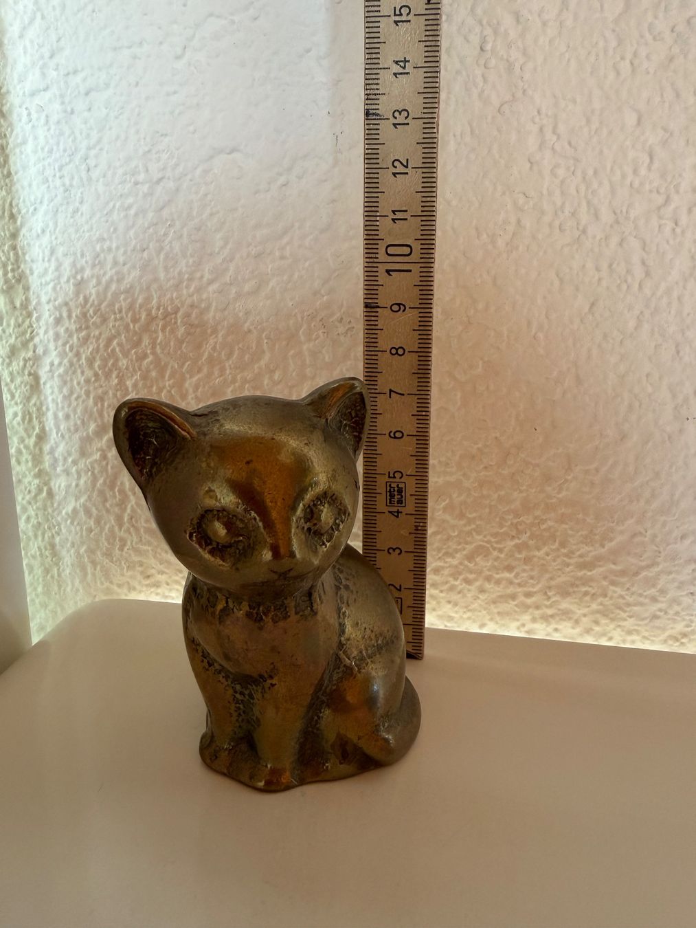 Statuette: Katze aus Messing – Usato da Herrenhof venduto da Orchidee63