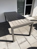 Gartentisch Aluminium Holz Optik
