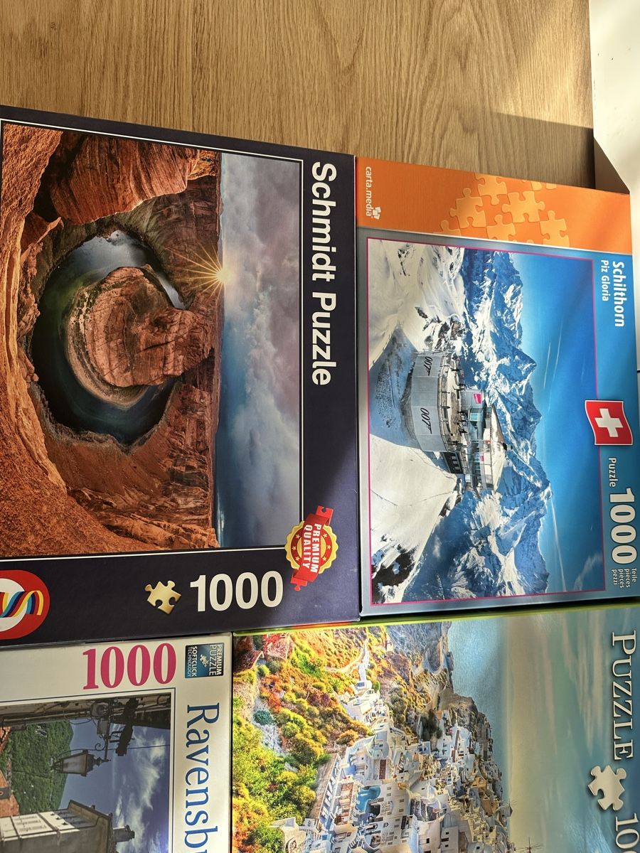 Puzzles: 4 Puzzles je 1000 Teile – Gebraucht aus Bern von leilaleila 3