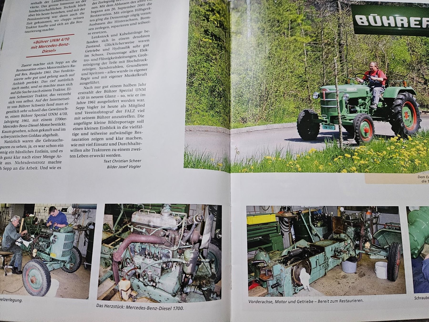 Bucher Traktoren: Alte Landtechnik 4/08 Bührer Bucher xb – Gebraucht aus Flawil von sr1_f6st 4