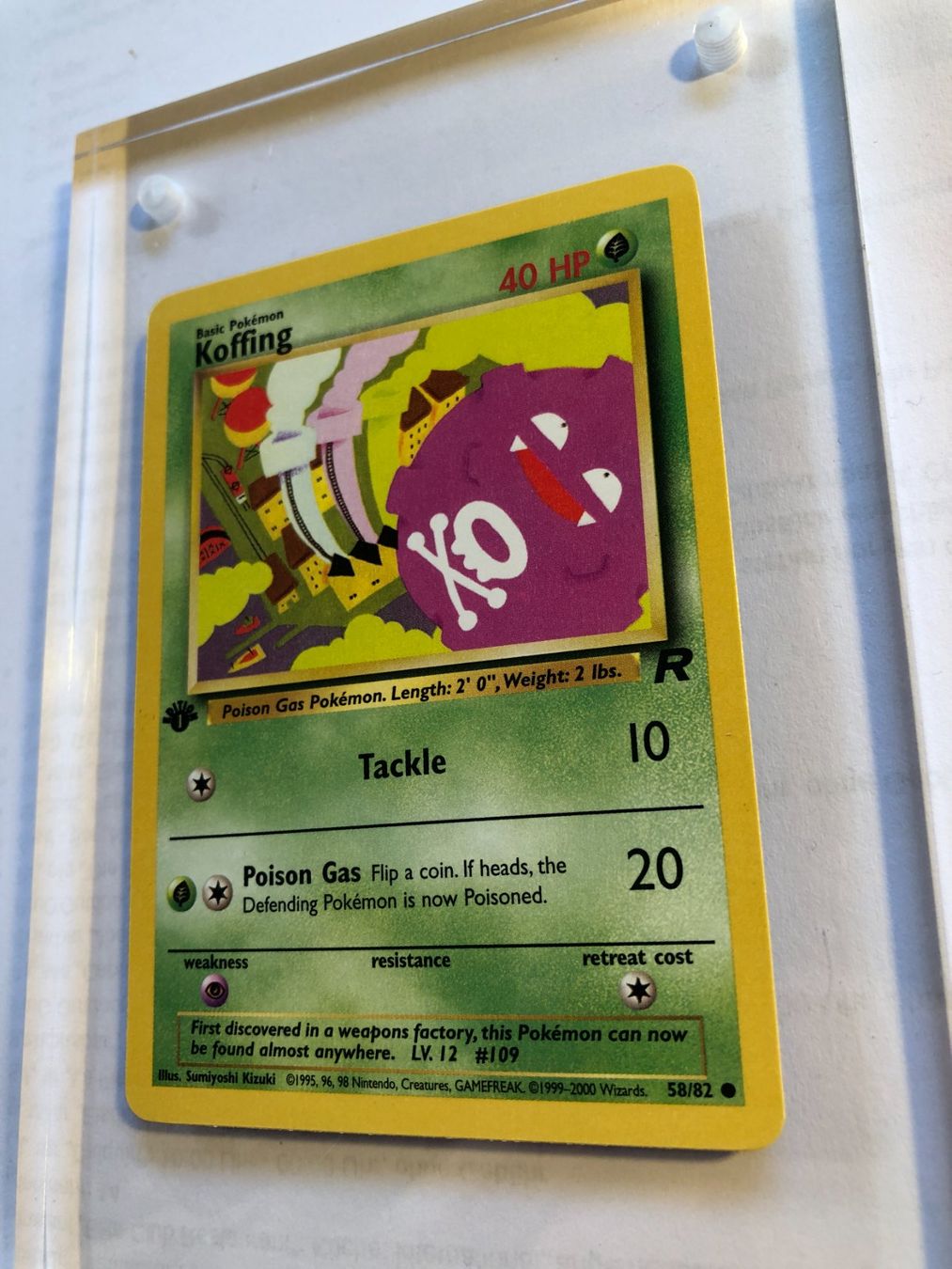 Cartes à collectionner: Koffing 1st Team Rocket - MINT - ab 1.- – D'occasion à Giubiasco par dan_pr8b 2