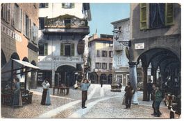 LUGANO Piazza commercia - gel. 1908 n. Berlin