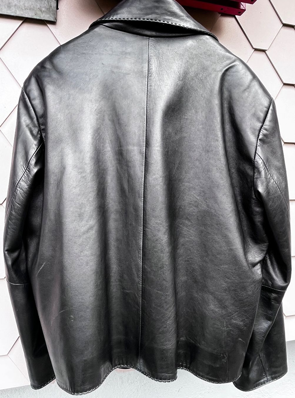 Jacken: Giuseppe Sergiotti Lederjacke, Top Zustand, Gr. L – Neu (gemäss Beschreibung) aus Oberweningen von Achille.3 3