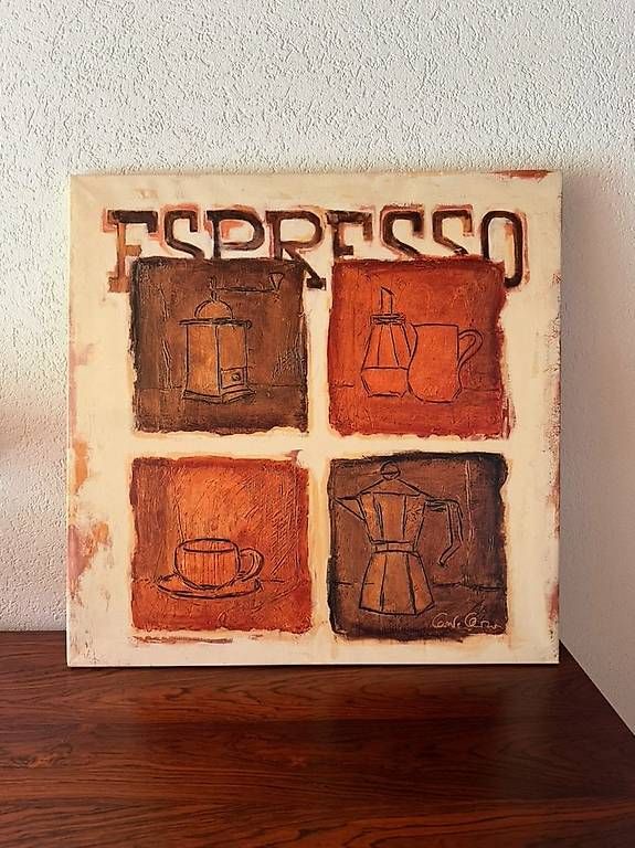 Foto & Immagini: Espresso Bild - Dekoration – Usato da Bern venduto da Kelevra881