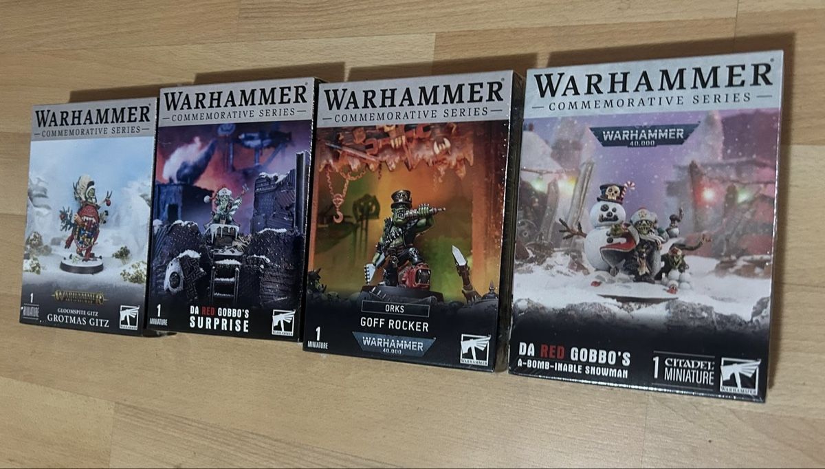 Kit di modellismo & Modellini statici: Warhammer Commemorative Serie: 4 verschiedene Figuren – Nuovo e nell'imballaggio originale da Unterkulm venduto da rap_xtq9