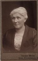 CDV Jacques Weiss, Basel - Frau