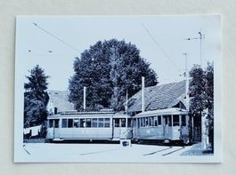 Basel  -  Tram - Strassenbahn BVB - Wendeplatz  - Photo 1967
