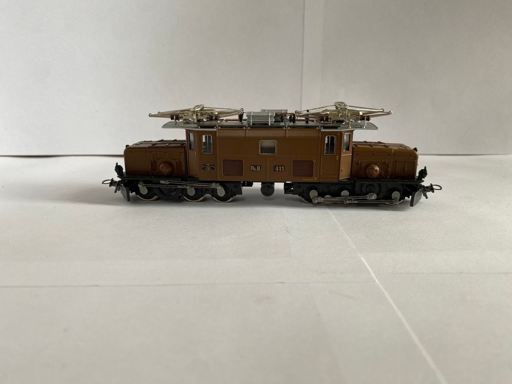 Bemo Modelleisenbahnen: BEMO 1255 121 RhB Ge 6/61 411 – Neu (gemäss Beschreibung) aus Wettingen von Mobacram 2