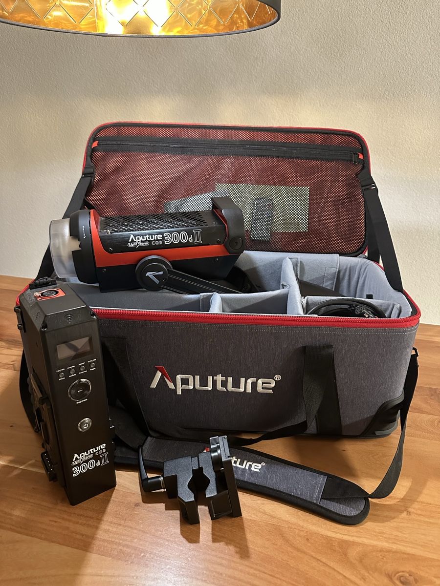 Aputure Lampade: Aputure Light Storm 300d II Set guter Zustand – Nuovo (secondo la descrizione) da Rebstein venduto da rij_p2sp 5