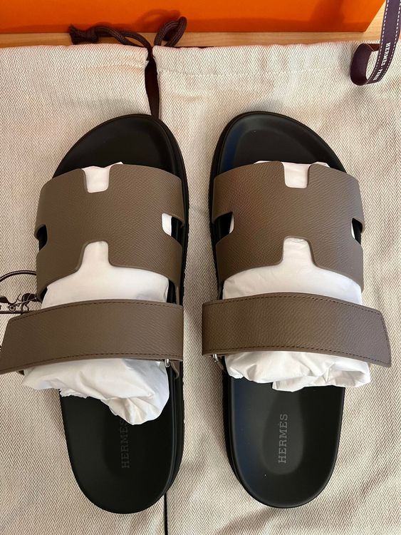 Brand New Hermés Chypre Sandals in Etoupe Color Size 43 (Neu und ...
