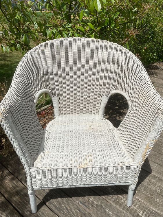 Korbstuhl für Garten Kaufen auf Ricardo