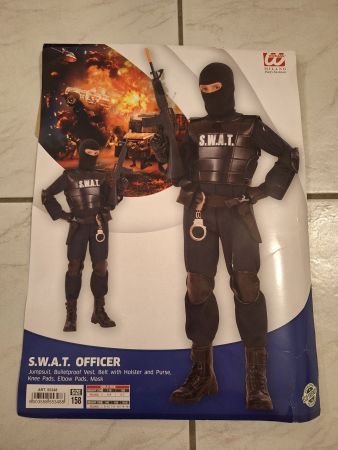 Fasnachtskostüm S.W.A.T. Agend Gr.158 NEU