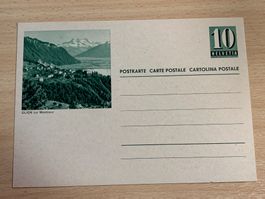 Alte Postkarte Glion sur Montreux 10 Helvetia