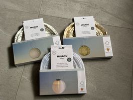 Lot 3 lampion Lampe Solaire Migros Home  neuf