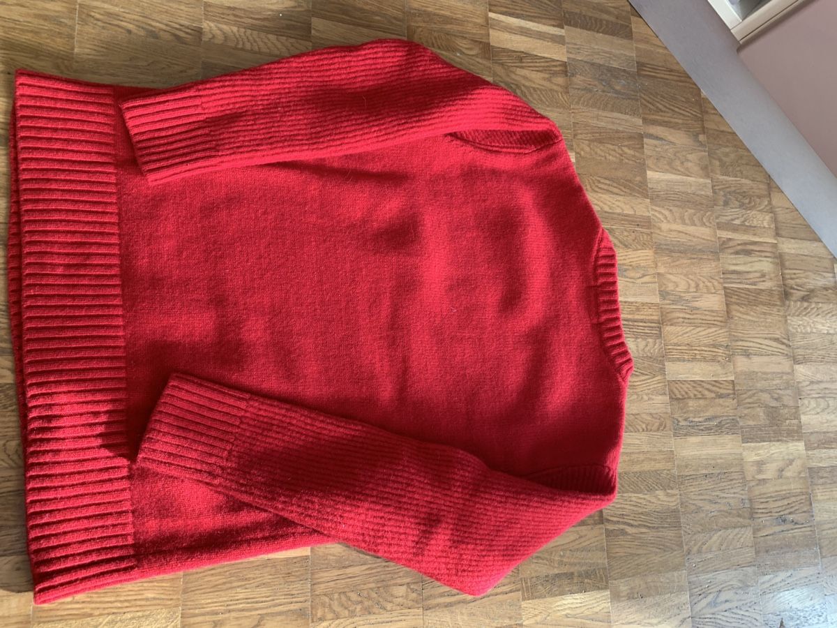 Wolle: Raw lambswolle pullover rot – Gebraucht aus Zürich von Nikuska32 3
