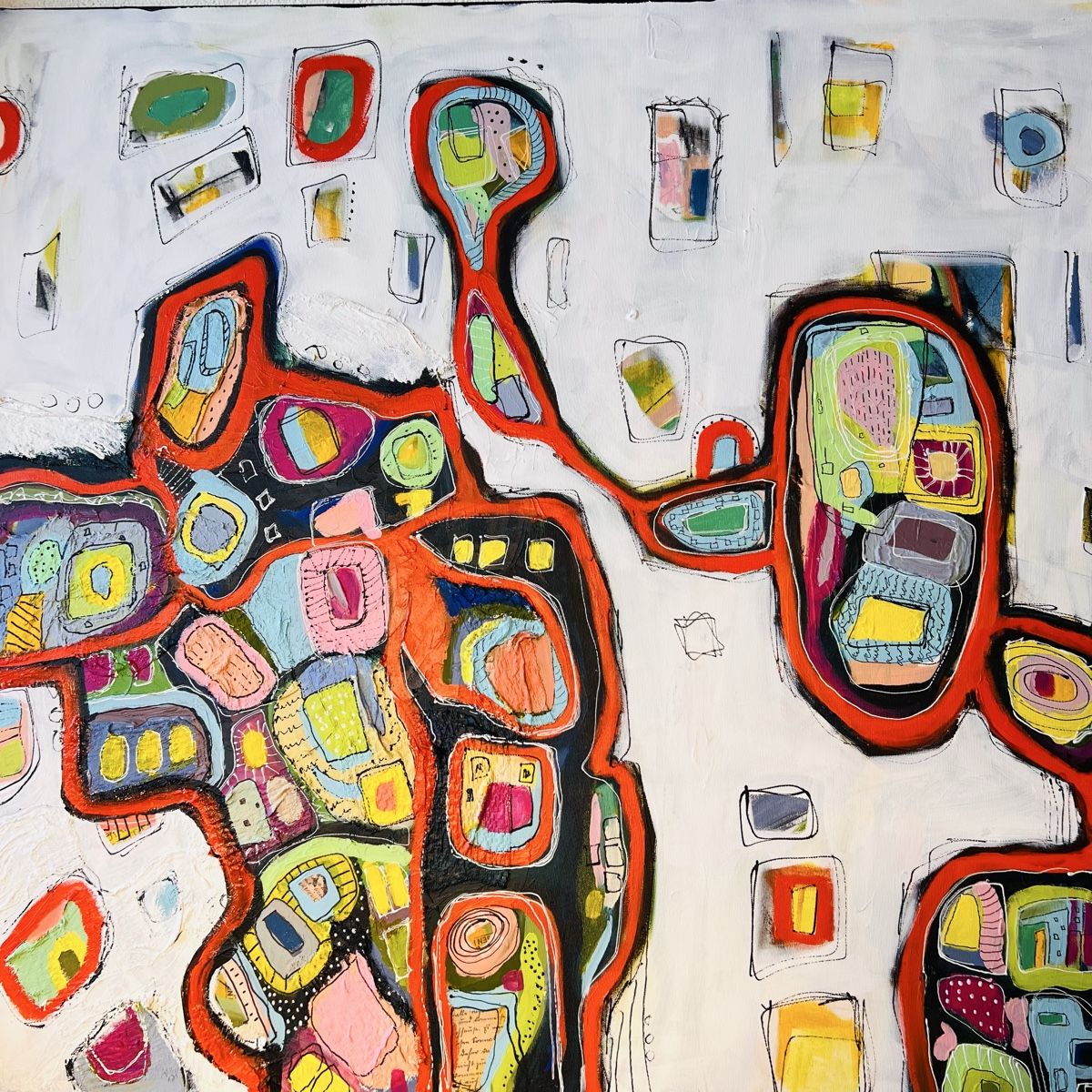 Dipinti: Abstraktes Acrylbild, Unikat, 120x100cm – Nuovo e nell'imballaggio originale da Kreuzlingen venduto da eszanza 3