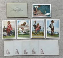 1933 kompletter Satz PJ Briefli 20 mit passender Karte **