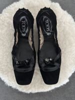 Schwarze Tod's Ballerinas Grösse 38,5 in NEUWERTIGEN Zustand