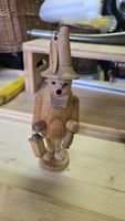 Räuchermann Holzfigur mit Laterne ca 20 cm gebraucht