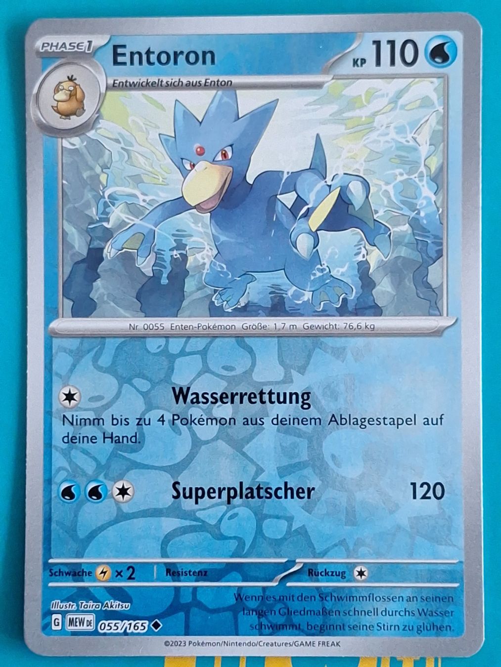 Pokémon Sammelbilder & Trading cards: Entoron - Mew 151 DEUTSCH - Reverse Holo Pokemon – Gebraucht aus Altstätten SG von GGsGameshop