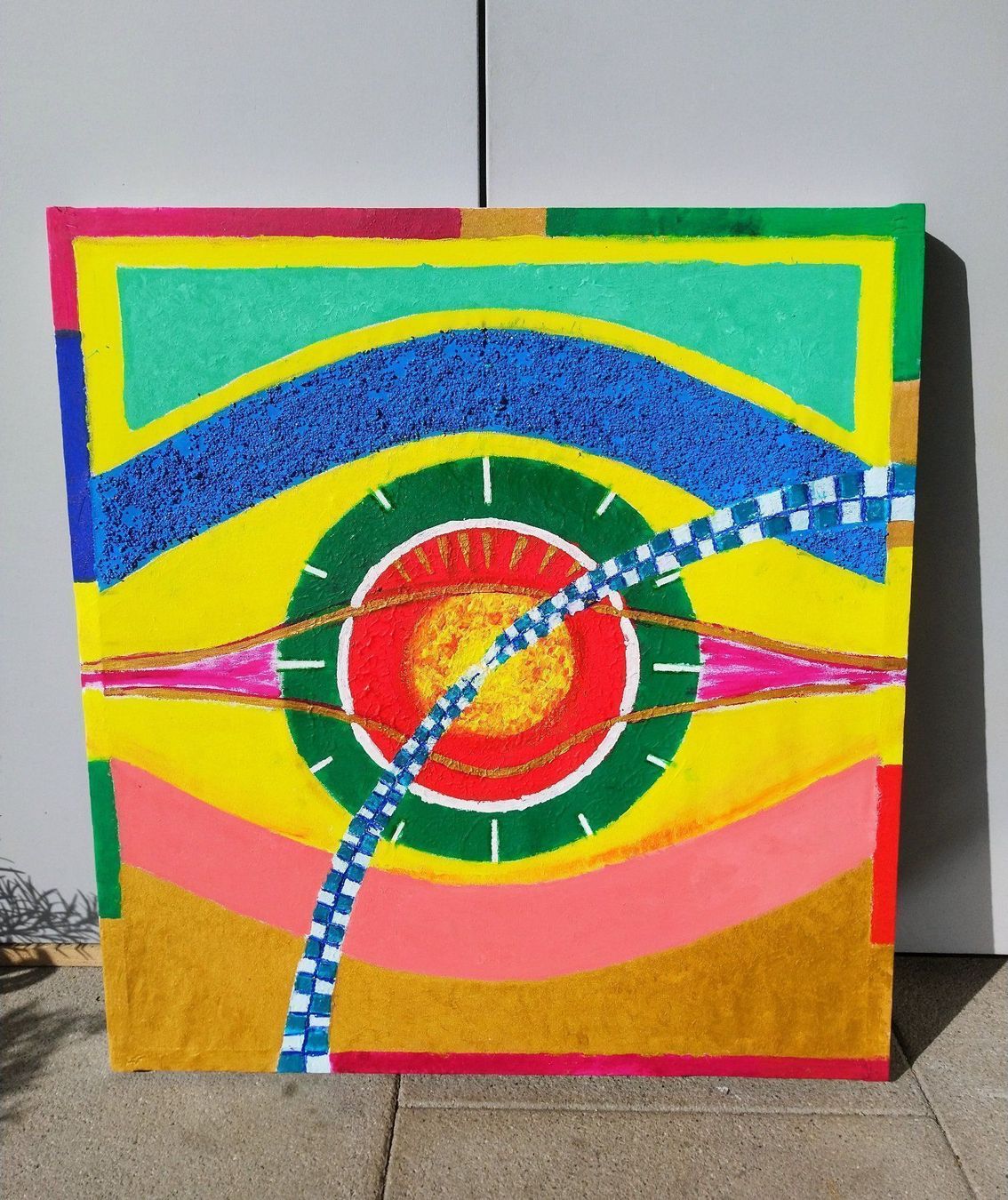 Dipinti: Acryl Bild SCHAUT ES LÄNGER AN – Nuovo (secondo la descrizione) da Kreuzlingen venduto da credo70