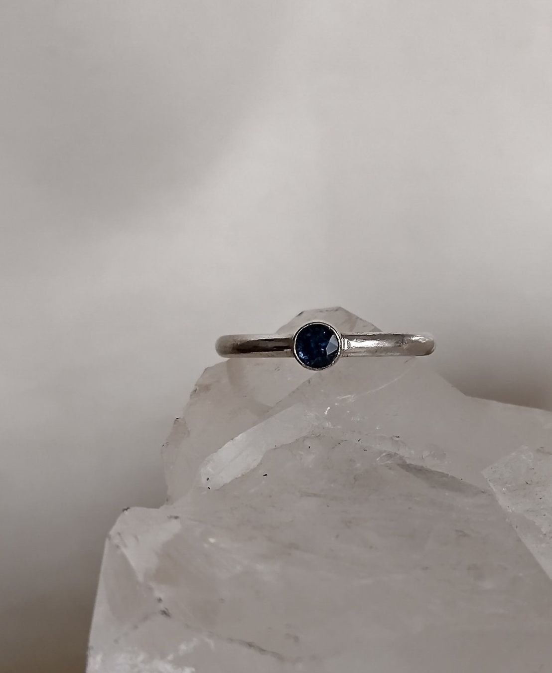 Anelli: RING SILBER 800 925 - VERMUTLICH MIT SAPHIR – Usato da Romanshorn venduto da Glitzer-Paradies 2