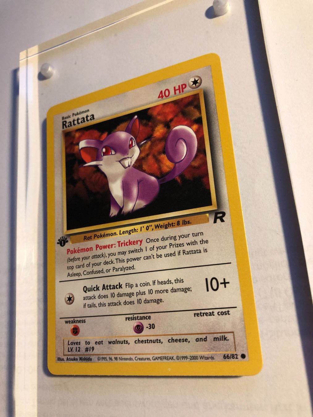 Sammelbilder & Trading cards: Rattata 1st Team Rocket - MINT - ab 1.- – Gebraucht aus Giubiasco von dan_pr8b 2