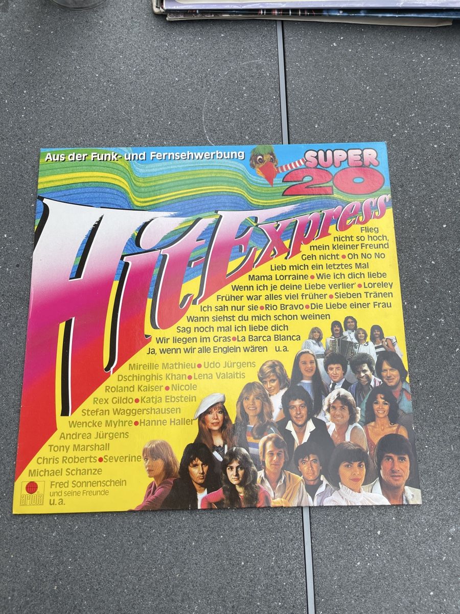 Dischi in vinile: Schallplatte Hit-Express Super 20 – Usato da Sempach venduto da Nimsaj5