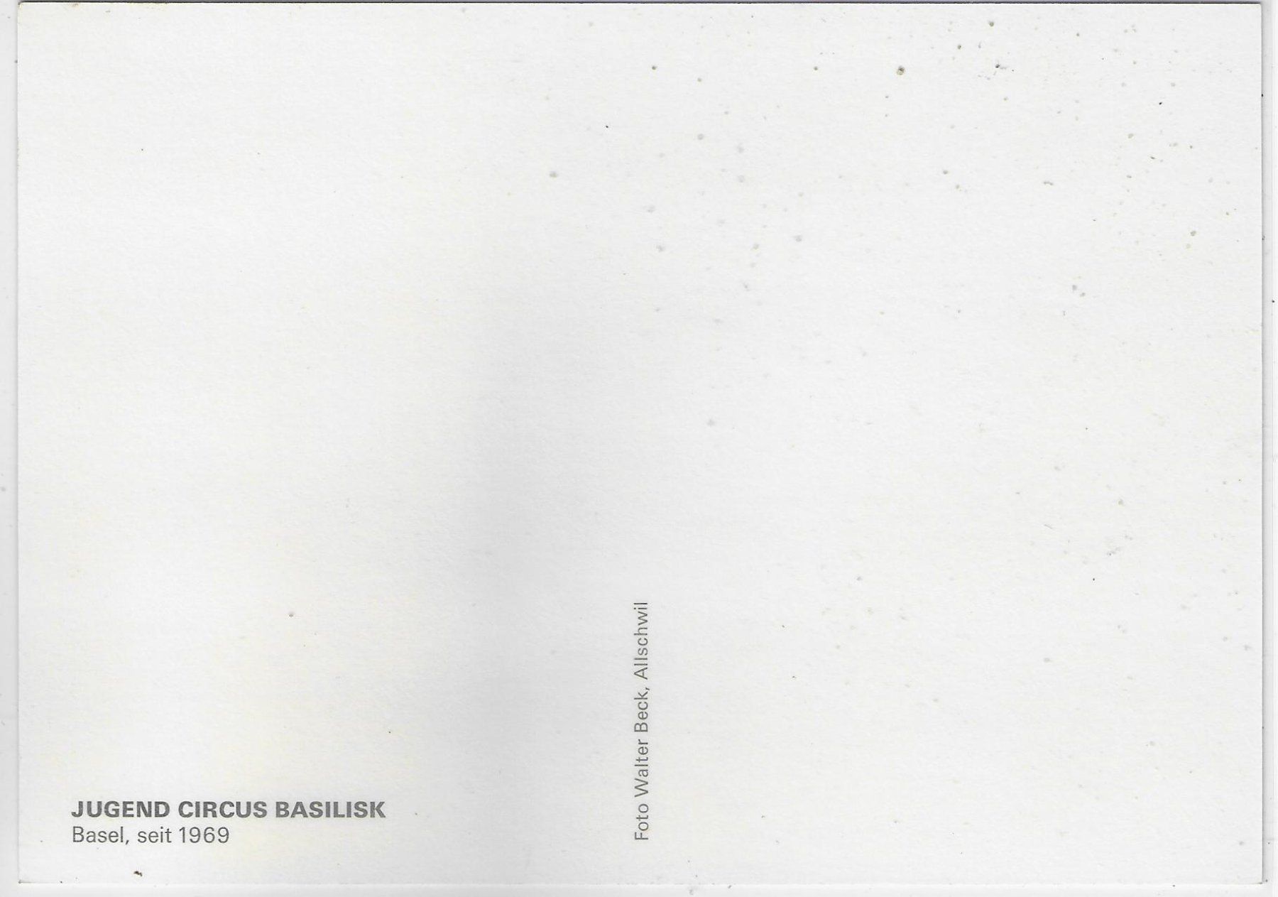 Cartoline postali: Jugend Circus Basilik - Basel – Usato da Ettingen venduto da Kartenplanet 1