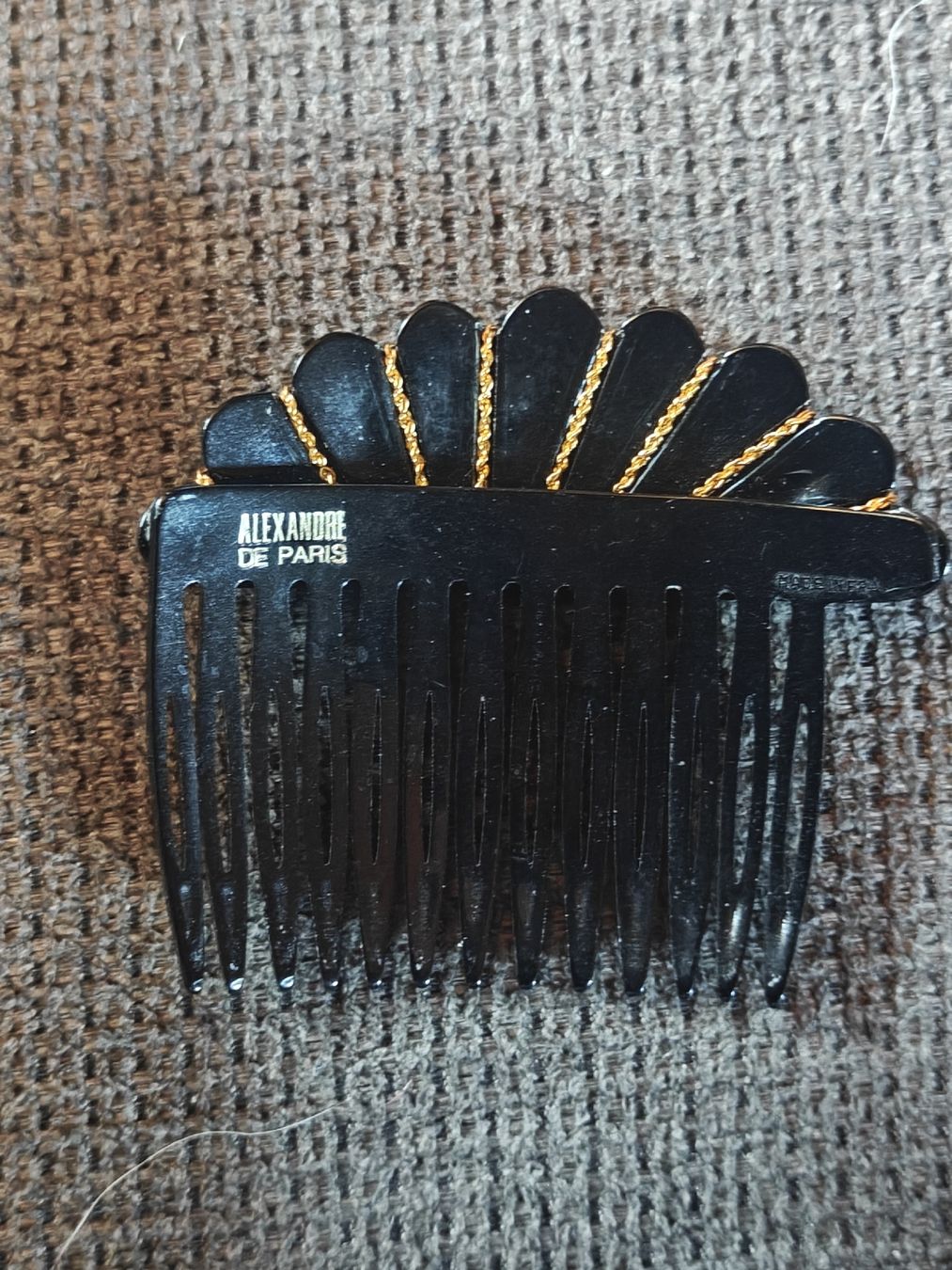 Accessori per capelli: Schicker Haarkamm schwarz-gold Alexandre de Paris – Usato da Fideris venduto da VonRiva86 1