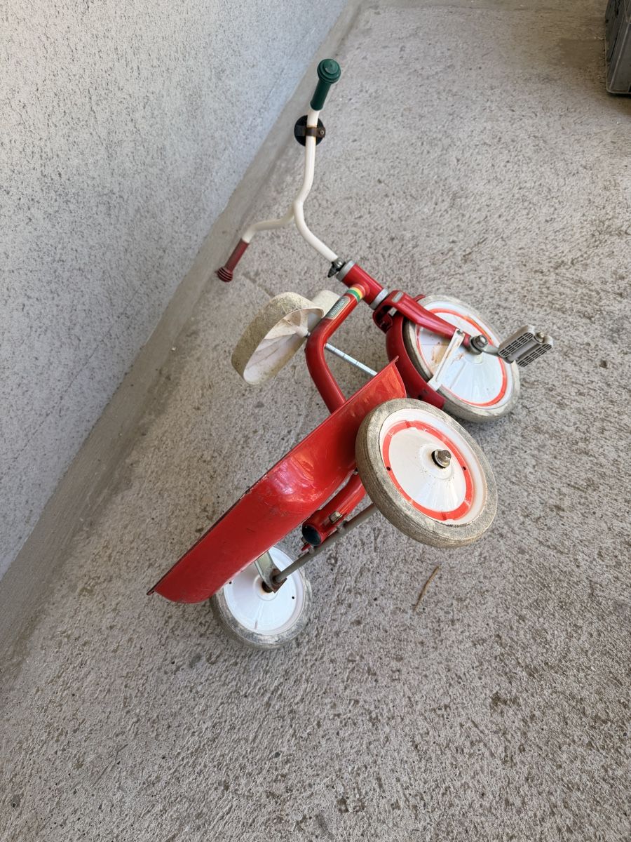 Winther Veicoli per bambini: Antik: Kinder Dreirad rot mit Kippwanne WINTHER – Usato da uster venduto da amplid02 1