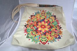 Mandala Blume Sommer Tasche mit Innentasche, neu