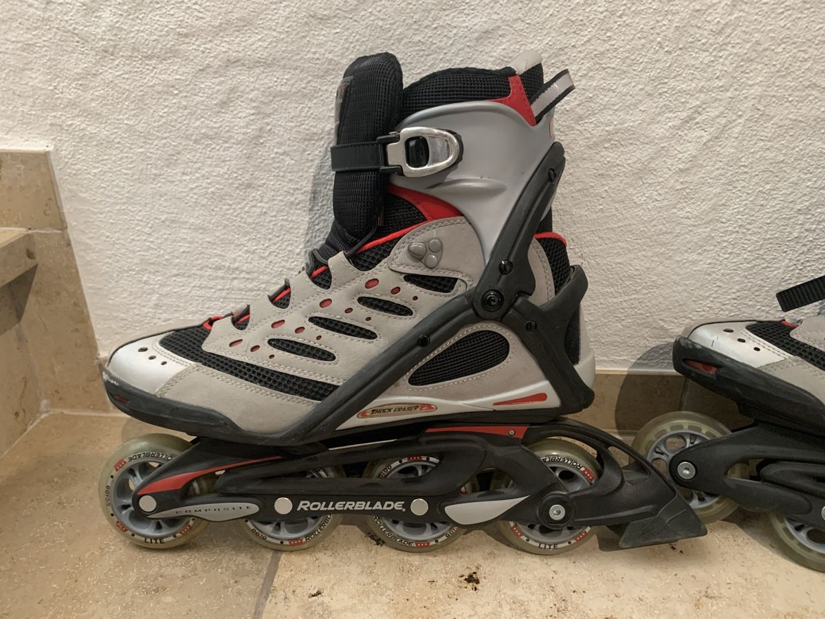 Pattini in linea & Pattini a rotelle: Inline Skates / Rollerblade Herren Gr. 43 – Usato da Einsiedeln venduto da ver_sb5p