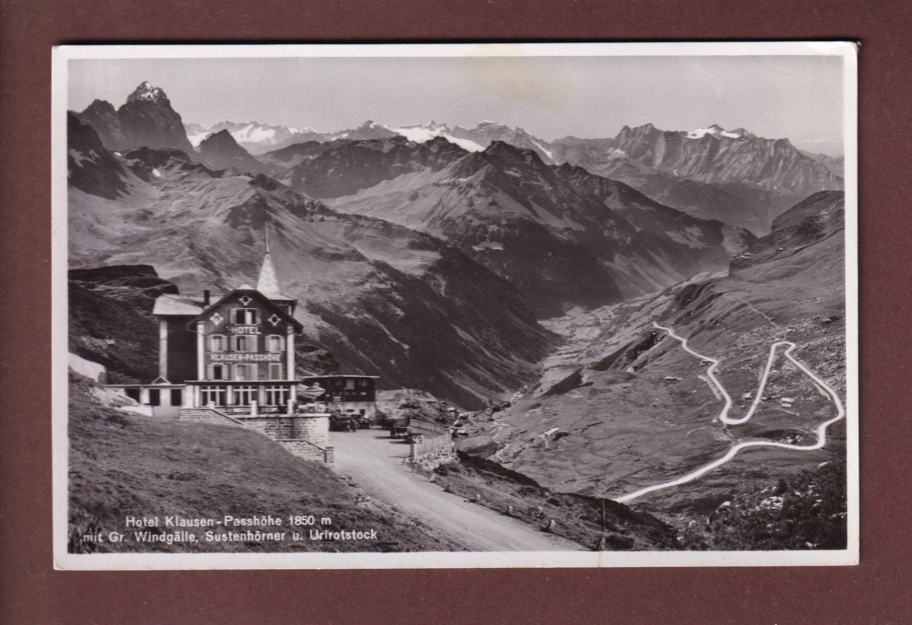 Ansichtskarten: Hotel KLAUSEN-PASSHÖHE – Gebraucht aus Pully von nicecards-shop