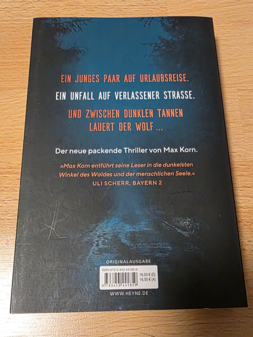 Libri: Max Korn - Wolfsgier - Thriller – Nuovo (secondo la descrizione) da Niederbipp venduto da Tamara15101995 1