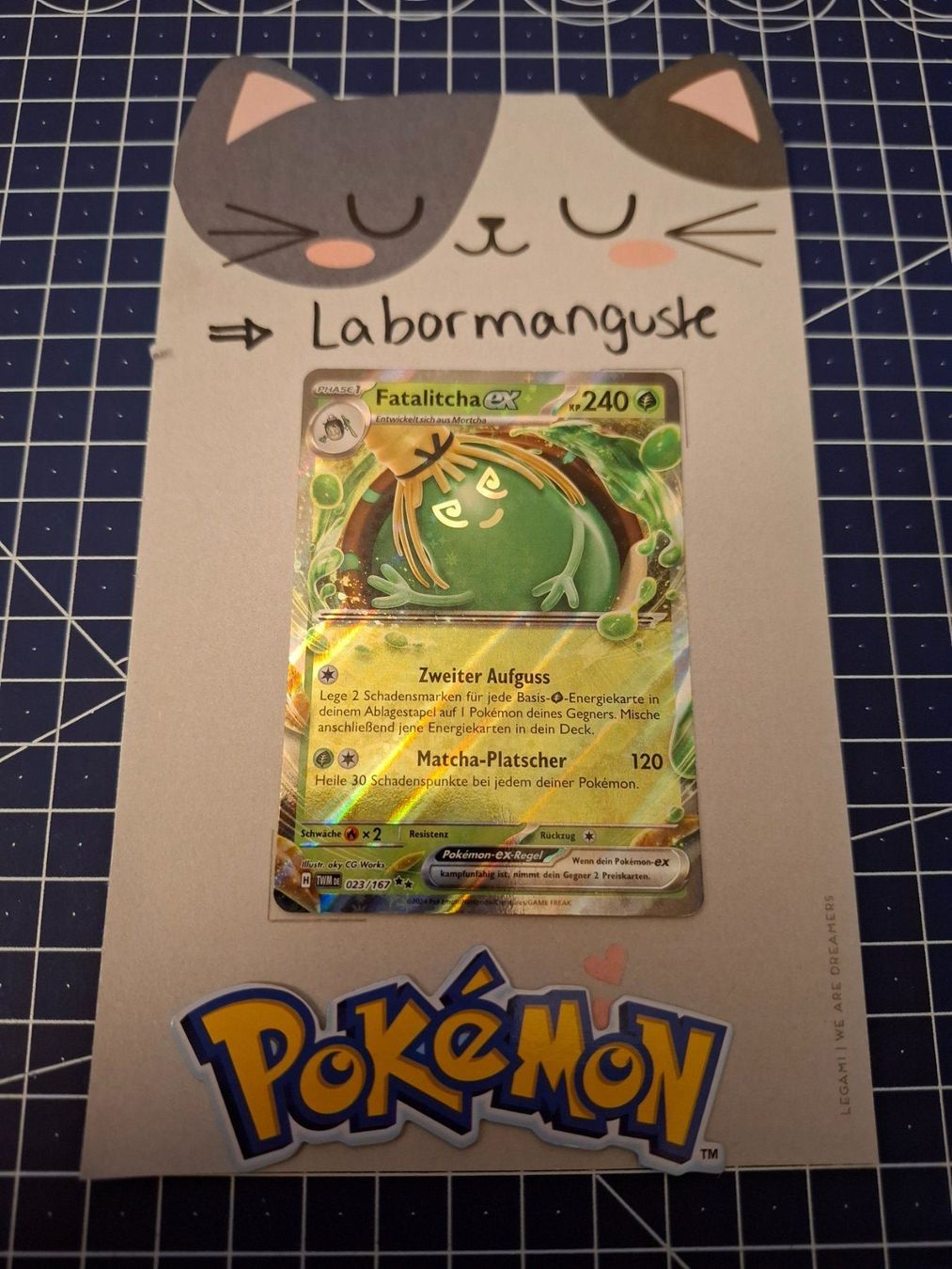 Pokémon Sammelbilder & Trading cards: Fatalitcha - Sinistcha EX 023/167 DEU – Neu (gemäss Beschreibung) aus Fällanden von Labormanguste