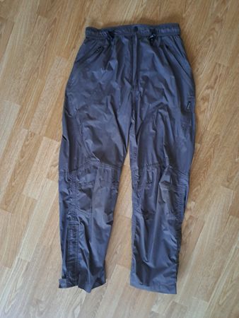 Regenhose atmungsaktiv wasserdicht grau Grösse S