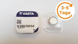 Knopfzelle V390/SR54, Silber-Oxid, Varta