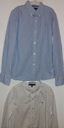 SET 2 CHEMISES TOMMY HILFIGER ENFANT 10 ans /140 top Zustand